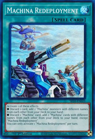 Machina Redeployment [SR10-EN023] Super Rare | Jomio and Rueliete's Cards and Comics