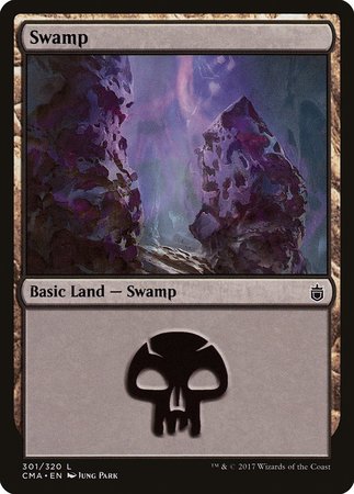 Swamp (301) [Commander Anthology] | Jomio and Rueliete's Cards and Comics