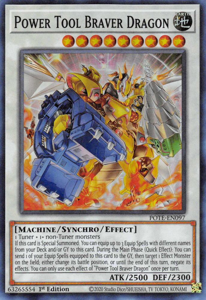 Power Tool Braver Dragon [POTE-EN097] Super Rare | Jomio and Rueliete's Cards and Comics