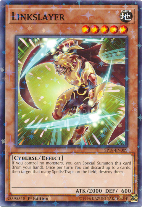 Linkslayer (Starfoil) [SP18-EN009] Starfoil Rare | Jomio and Rueliete's Cards and Comics