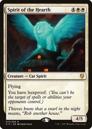 Spirit of the Hearth [Commander 2017] | Jomio and Rueliete's Cards and Comics