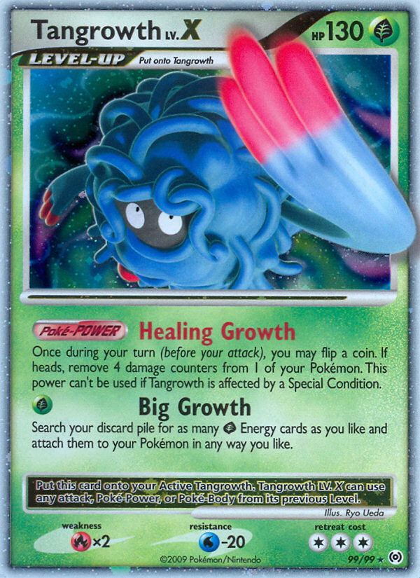 Tangrowth LV.X (99/99) [Platinum: Arceus] | Jomio and Rueliete's Cards and Comics