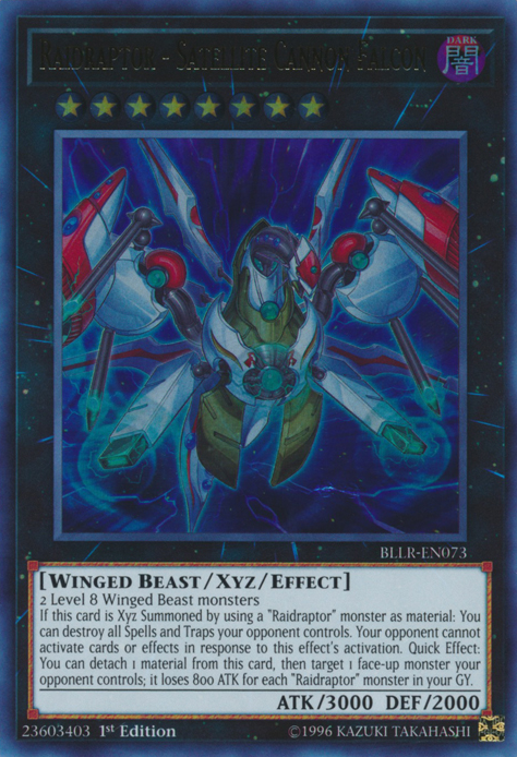 Raidraptor - Satellite Cannon Falcon [BLLR-EN073] Ultra Rare | Jomio and Rueliete's Cards and Comics