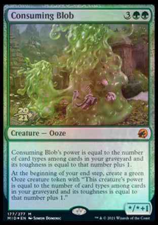Consuming Blob [Innistrad: Midnight Hunt Prerelease Promos] | Jomio and Rueliete's Cards and Comics