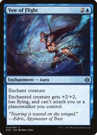 Vow of Flight [Explorers of Ixalan] | Jomio and Rueliete's Cards and Comics