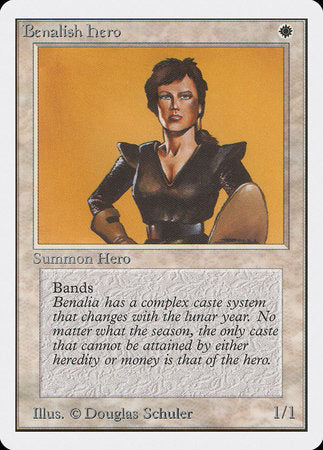 Benalish Hero [Unlimited Edition] | Jomio and Rueliete's Cards and Comics