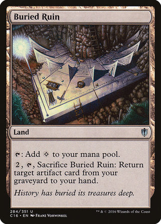 Buried Ruin [Commander 2016] | Jomio and Rueliete's Cards and Comics