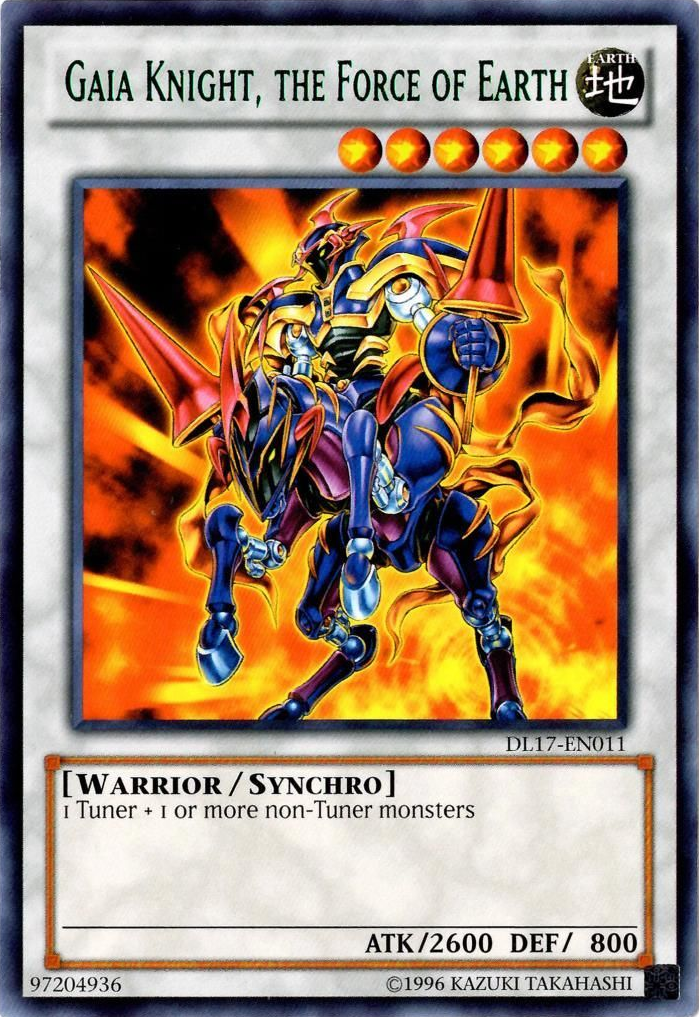 Gaia Knight, the Force of Earth (Green) [DL17-EN011] Rare | Jomio and Rueliete's Cards and Comics