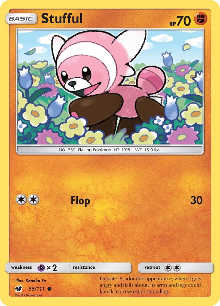 Stufful (55/111) [Sun & Moon: Crimson Invasion] | Jomio and Rueliete's Cards and Comics
