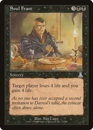 Soul Feast [Urza's Destiny] | Jomio and Rueliete's Cards and Comics