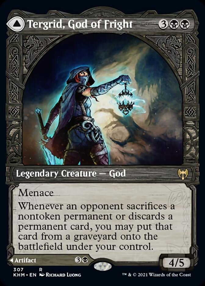 Tergrid, God of Fright // Tergrid's Lantern (Showcase) [Kaldheim] | Jomio and Rueliete's Cards and Comics