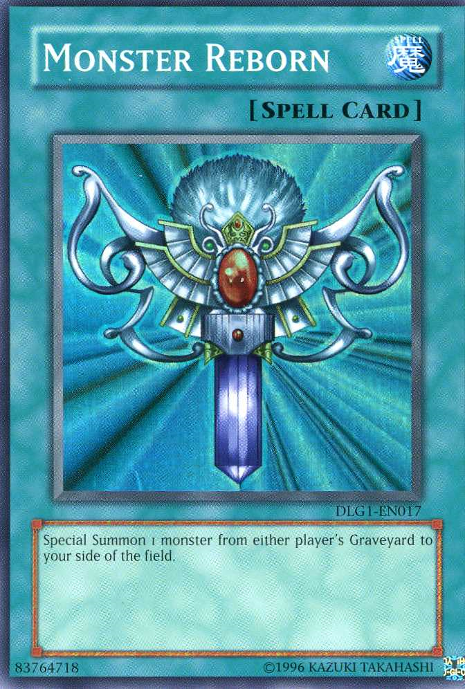 Monster Reborn [DLG1-EN017] Super Rare | Jomio and Rueliete's Cards and Comics