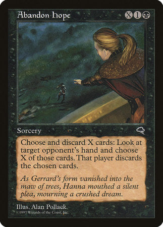 Abandon Hope [Tempest] | Jomio and Rueliete's Cards and Comics