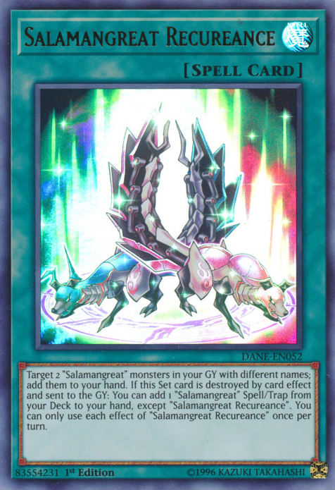 Salamangreat Recureance [DANE-EN052] Ultra Rare | Jomio and Rueliete's Cards and Comics