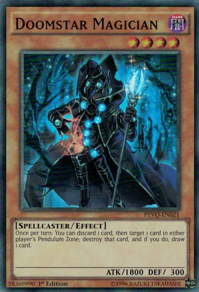 Doomstar Magician [PEVO-EN021] Super Rare | Jomio and Rueliete's Cards and Comics
