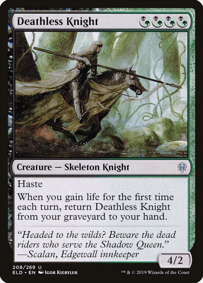 Deathless Knight [Throne of Eldraine] | Jomio and Rueliete's Cards and Comics