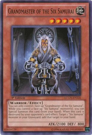 Grandmaster of the Six Samurai [LCGX-EN226] Common | Jomio and Rueliete's Cards and Comics