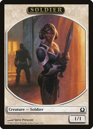 Soldier Token [Return to Ravnica Tokens] | Jomio and Rueliete's Cards and Comics