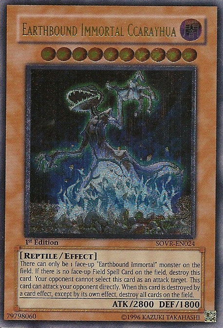 Earthbound Immortal Ccarayhua [SOVR-EN024] Ultimate Rare | Jomio and Rueliete's Cards and Comics