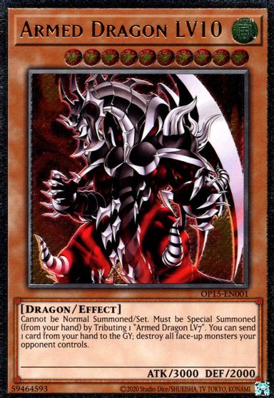 Armed Dragon LV10 [OP15-EN001] Ultimate Rare | Jomio and Rueliete's Cards and Comics