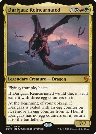 Darigaaz Reincarnated [Dominaria] | Jomio and Rueliete's Cards and Comics