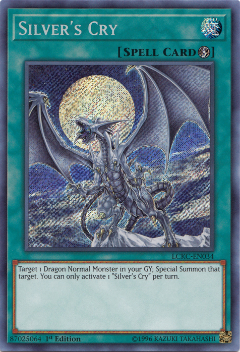 Silver's Cry [LCKC-EN034] Secret Rare | Jomio and Rueliete's Cards and Comics