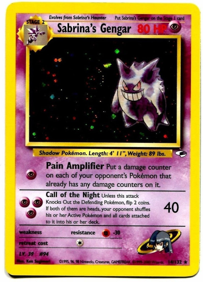 Sabrina's Gengar (14/132) [Gym Heroes Unlimited] | Jomio and Rueliete's Cards and Comics