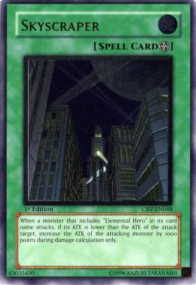 Skyscraper (UTR) [CRV-EN048] Ultimate Rare | Jomio and Rueliete's Cards and Comics