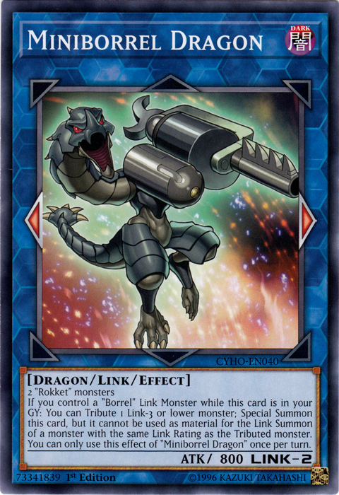 Miniborrel Dragon [CYHO-EN040] Common | Jomio and Rueliete's Cards and Comics