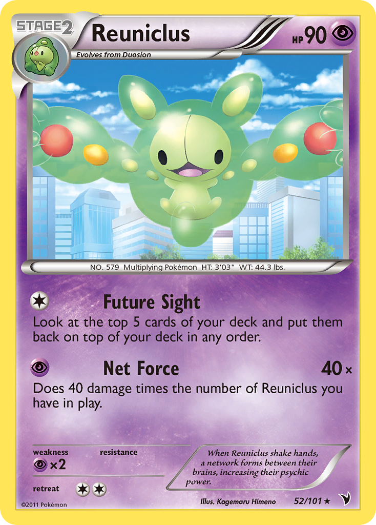 Reuniclus (52/101) [Black & White: Noble Victories] | Jomio and Rueliete's Cards and Comics