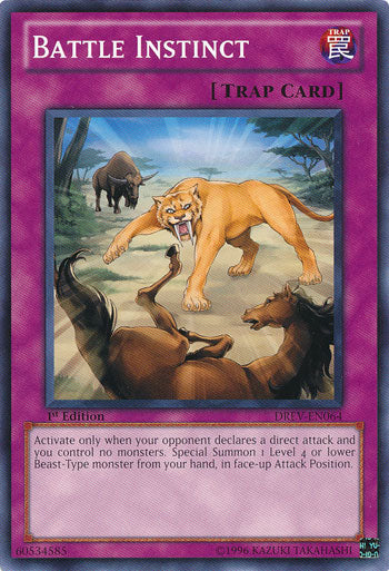 Battle Instinct [DREV-EN064] Common | Jomio and Rueliete's Cards and Comics