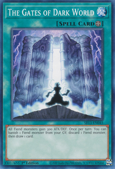 The Gates of Dark World [SR13-EN045] Common | Jomio and Rueliete's Cards and Comics
