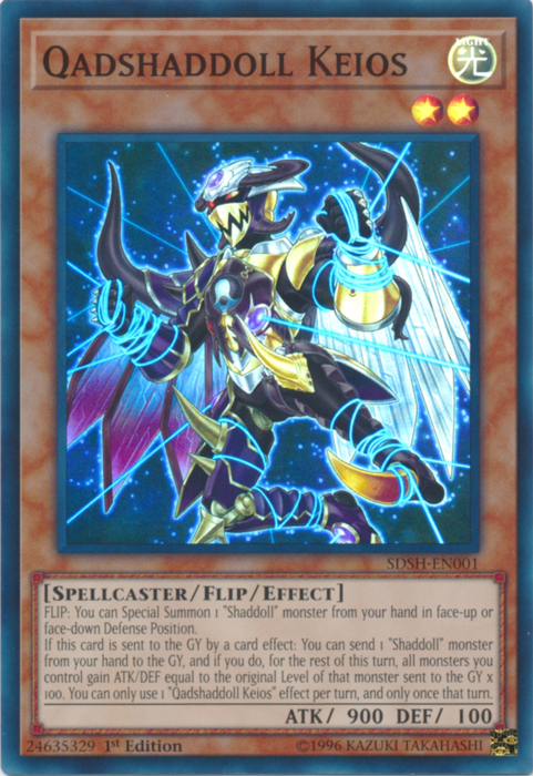 Qadshaddoll Keios [SDSH-EN001] Super Rare | Jomio and Rueliete's Cards and Comics