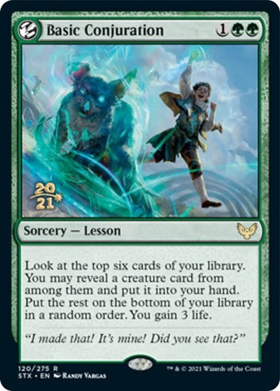 Basic Conjuration [Strixhaven: School of Mages Prerelease Promos] | Jomio and Rueliete's Cards and Comics