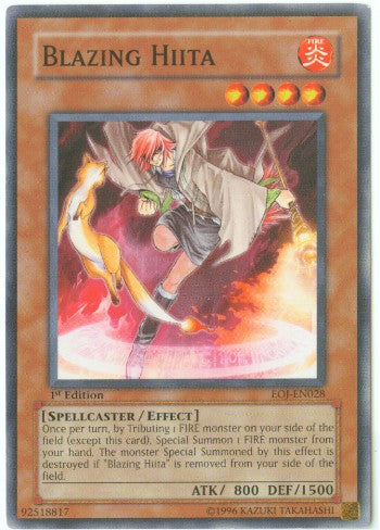 Blazing Hiita [EOJ-EN028] Common | Jomio and Rueliete's Cards and Comics
