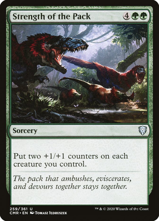 Strength of the Pack [Commander Legends] | Jomio and Rueliete's Cards and Comics