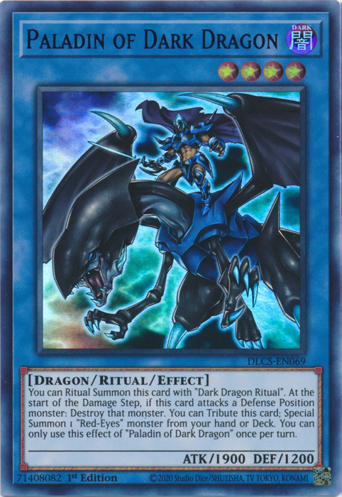 Paladin of Dark Dragon (Purple) [DLCS-EN069] Ultra Rare | Jomio and Rueliete's Cards and Comics
