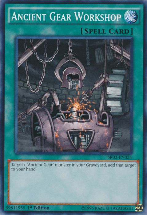 Ancient Gear Workshop [SR03-EN024] Common | Jomio and Rueliete's Cards and Comics