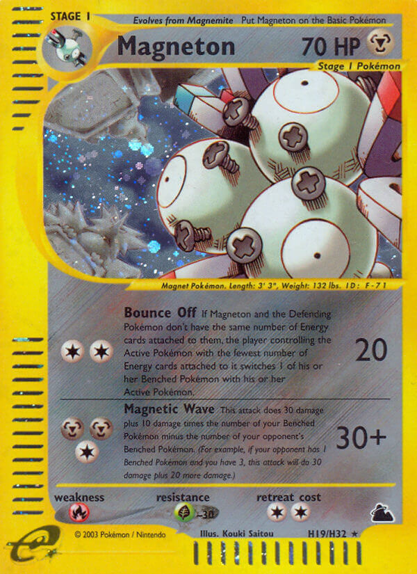 Magneton (H19/H32) [Skyridge] | Jomio and Rueliete's Cards and Comics