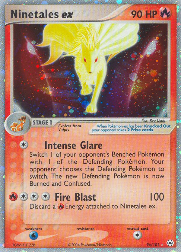 Ninetales ex (96/101) [EX: Hidden Legends] | Jomio and Rueliete's Cards and Comics