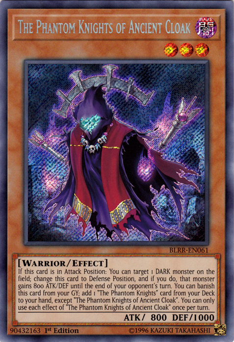 The Phantom Knights of Ancient Cloak [BLRR-EN061] Secret Rare | Jomio and Rueliete's Cards and Comics