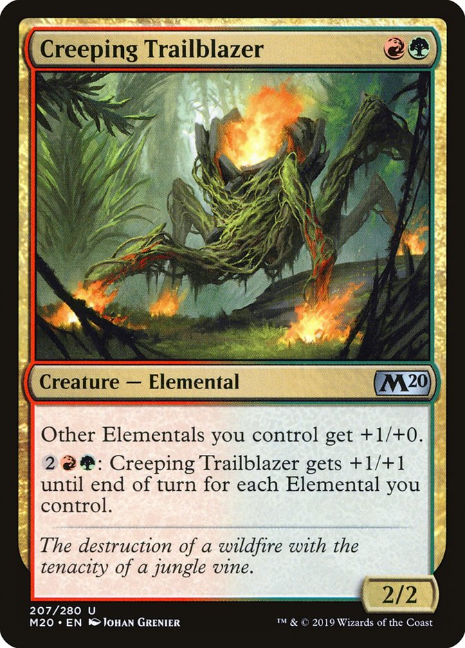 Creeping Trailblazer [Core Set 2020] | Jomio and Rueliete's Cards and Comics