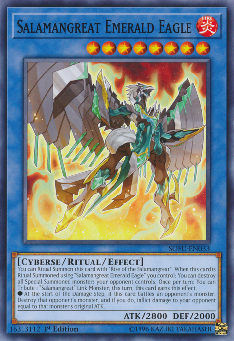 Salamangreat Emerald Eagle [SOFU-EN033] Common | Jomio and Rueliete's Cards and Comics