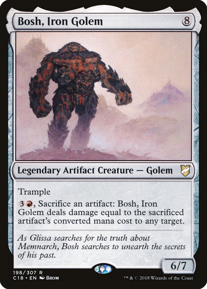 Bosh, Iron Golem [Commander 2018] | Jomio and Rueliete's Cards and Comics