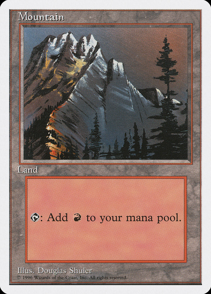 Mountain (Red Sky in the Top Right) [Introductory Two-Player Set] | Jomio and Rueliete's Cards and Comics