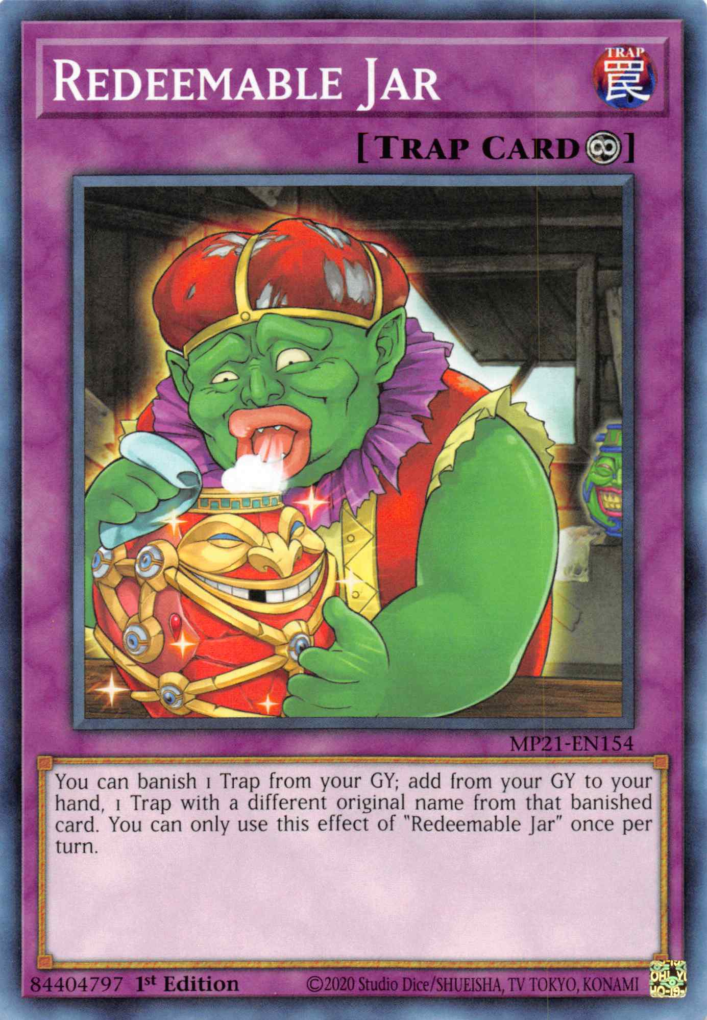 Redeemable Jar [MP21-EN154] Common | Jomio and Rueliete's Cards and Comics