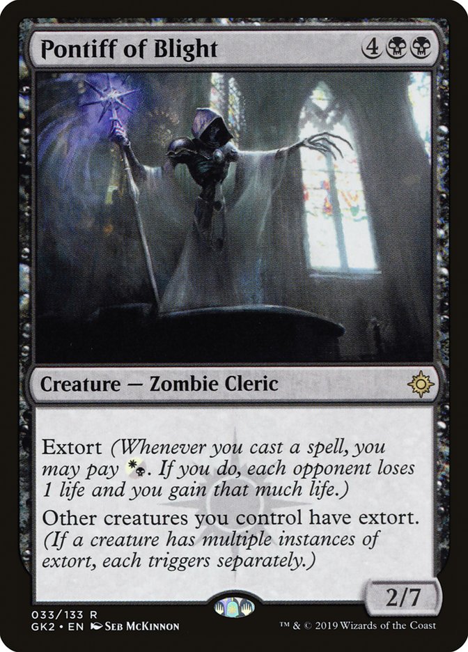 Pontiff of Blight [Ravnica Allegiance Guild Kit] | Jomio and Rueliete's Cards and Comics