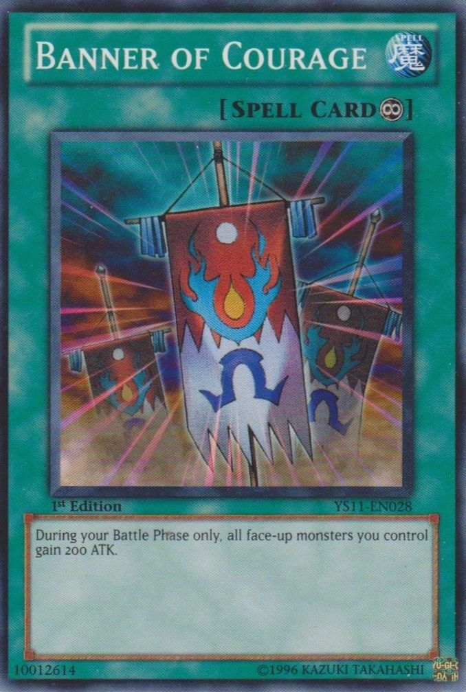 Banner of Courage [YS11-EN028] Common | Jomio and Rueliete's Cards and Comics