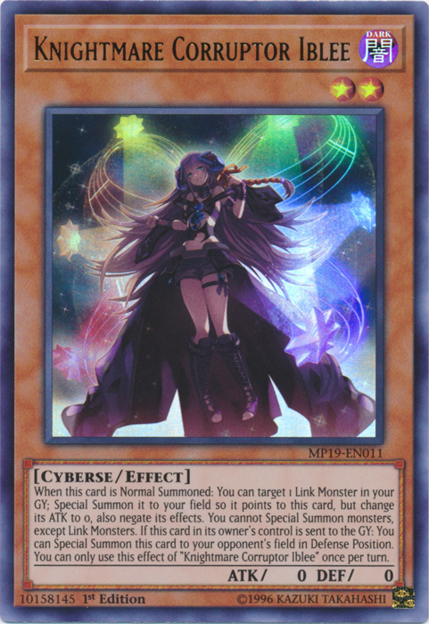 Knightmare Corruptor Iblee [MP19-EN011] Ultra Rare | Jomio and Rueliete's Cards and Comics