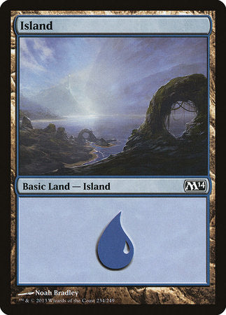 Island (234) [Magic 2014] | Jomio and Rueliete's Cards and Comics